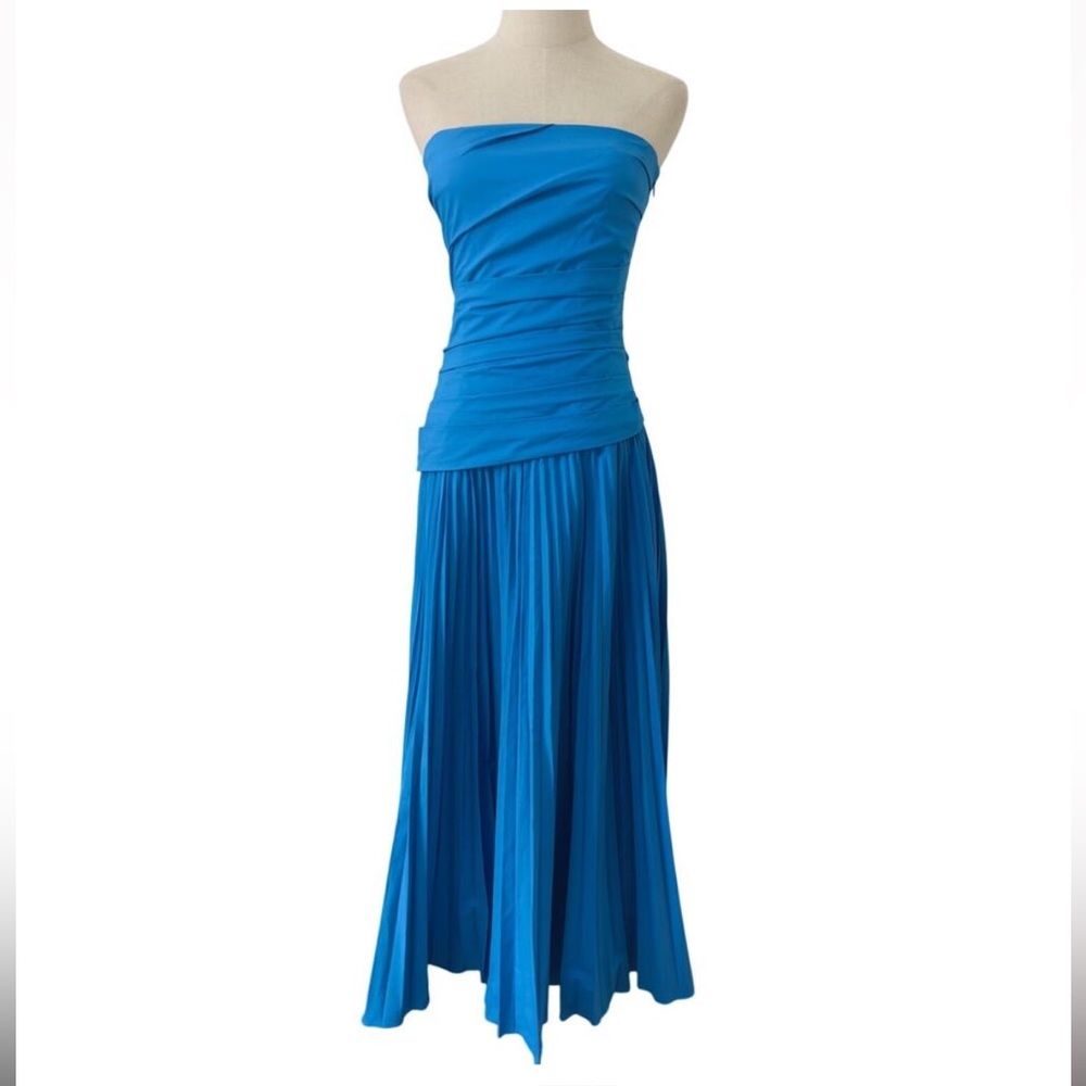 Jonathan Simkhai ARIE STRAPLESS BUSTIER MIDI DRESS US 2
